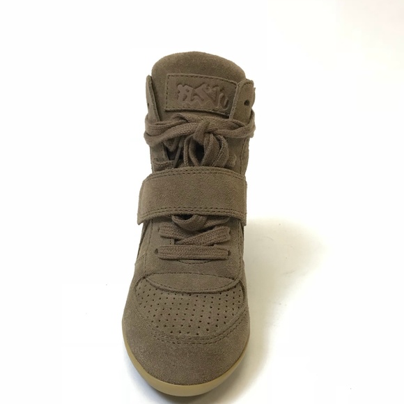 Ash Bowie Nut Suede Wedge Shoes NIB - Picture 1 of 4